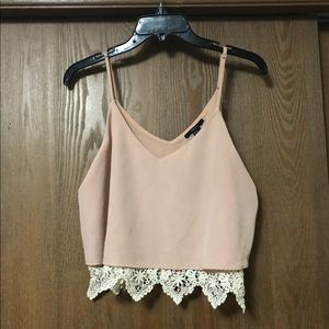 Dusty Pink Crop Top